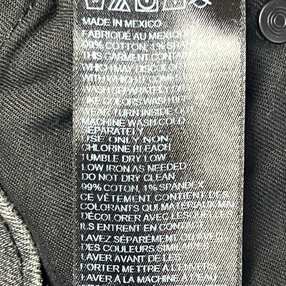 BDG Urban Outfitters Shorts‎ 26 Black Mom High Rise Button Fly Cuffed Hem Casual - Picture 8 of 10